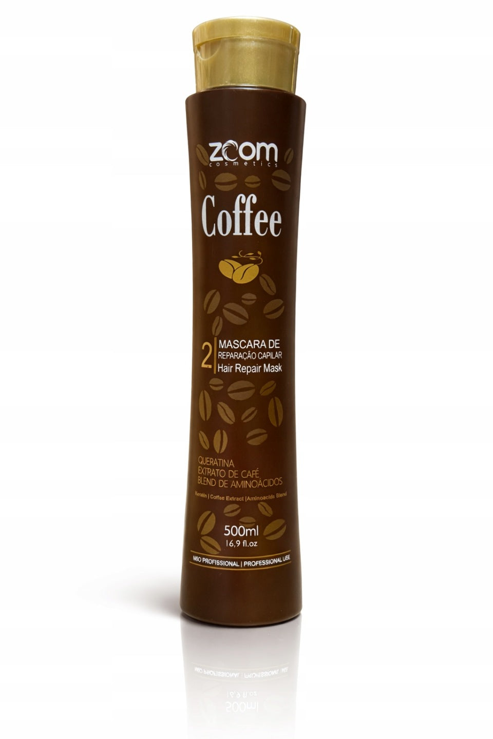 KERATYNA DO PROSTOWANIA WŁOSÓW ZOOM COFFEE 500ML
