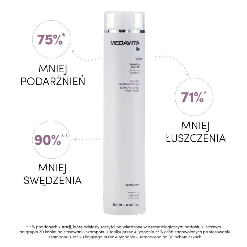 Szampon MEDAVITA Velour Soothing 250 ml