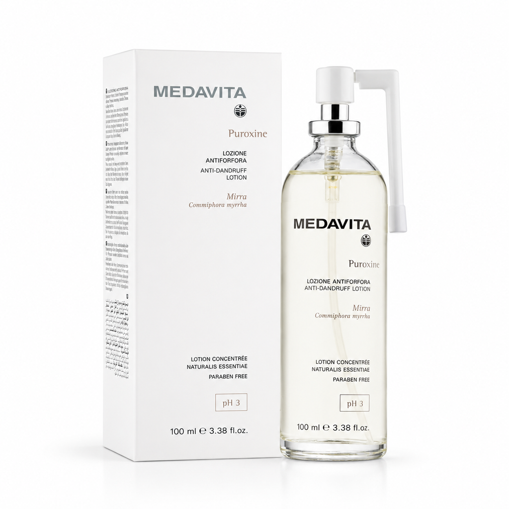 MEDAVITA Puroxine Anti-Dandruff Lotion 100ml - Tonik lotion do włosów przeciwłupieżowy