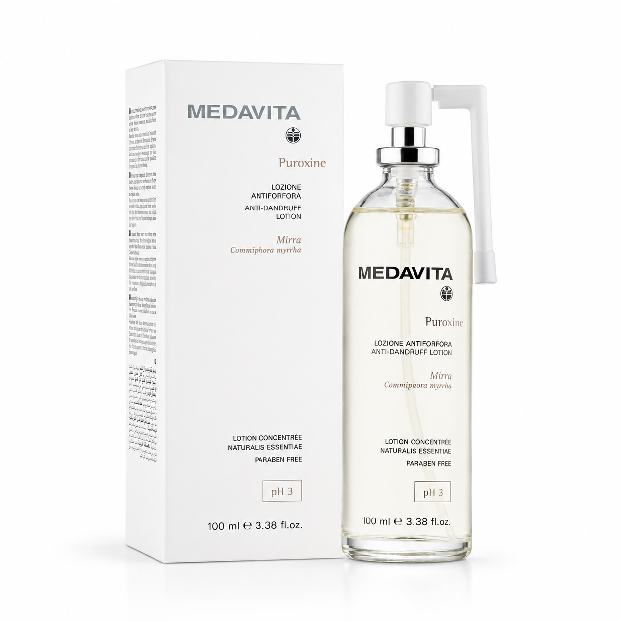 MEDAVITA Puroxine Anti-Dandruff Lotion 100ml - Tonik lotion do włosów przeciwłupieżowy