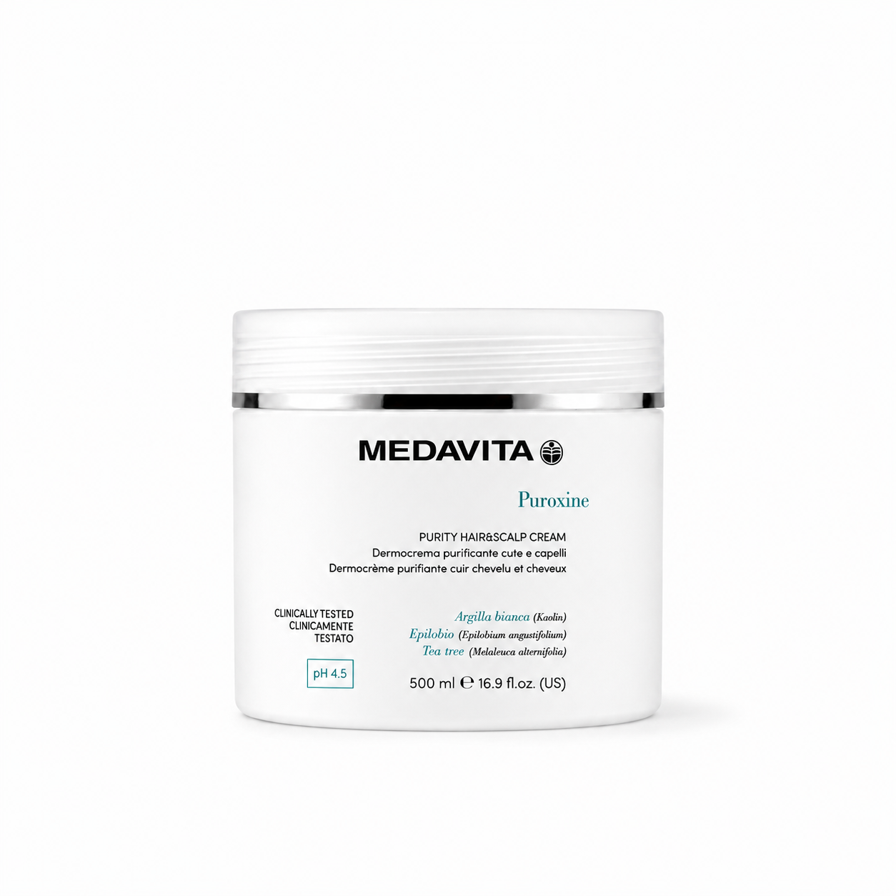 Maska MEDAVITA Puroxine Purity Hair Scalp Cream 500ml